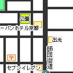 アーバンホテル京都の周辺地図